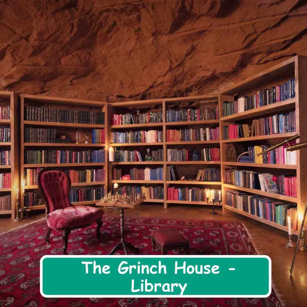 The Grinch House Library