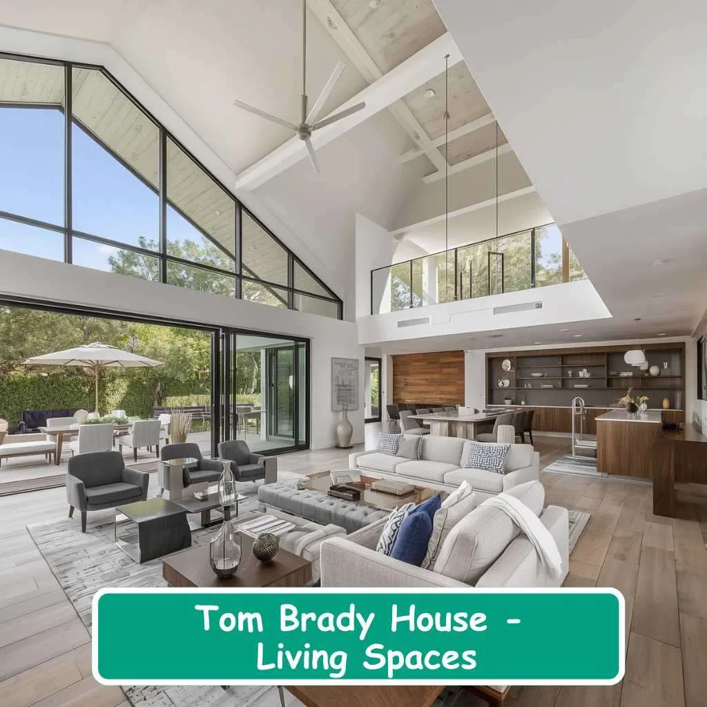 Tom Brady House Living Spaces