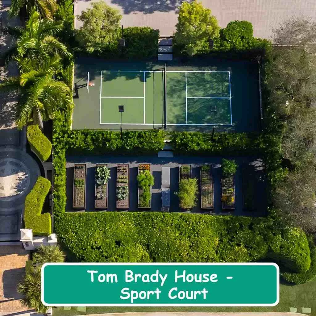 Tom Brady House Sport Court