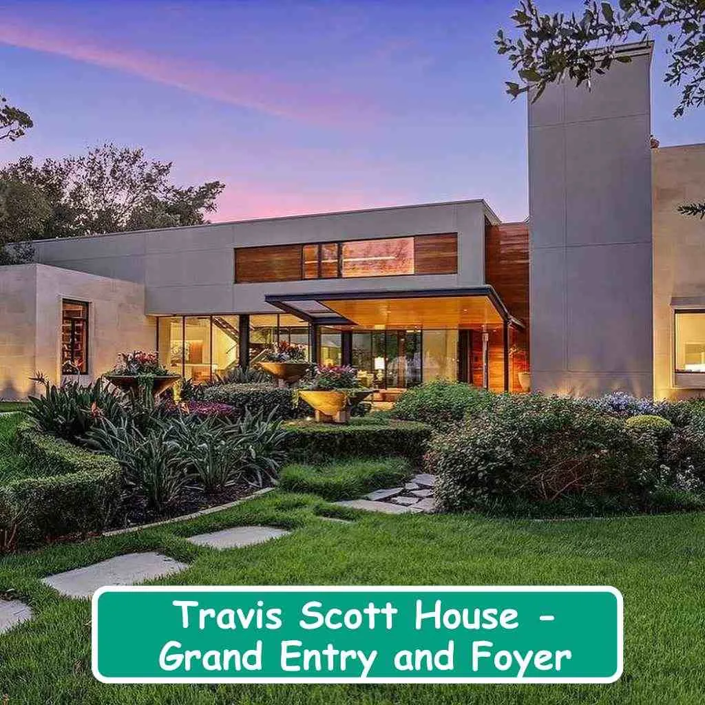 Travis Scott House Grand Entry and Foyer