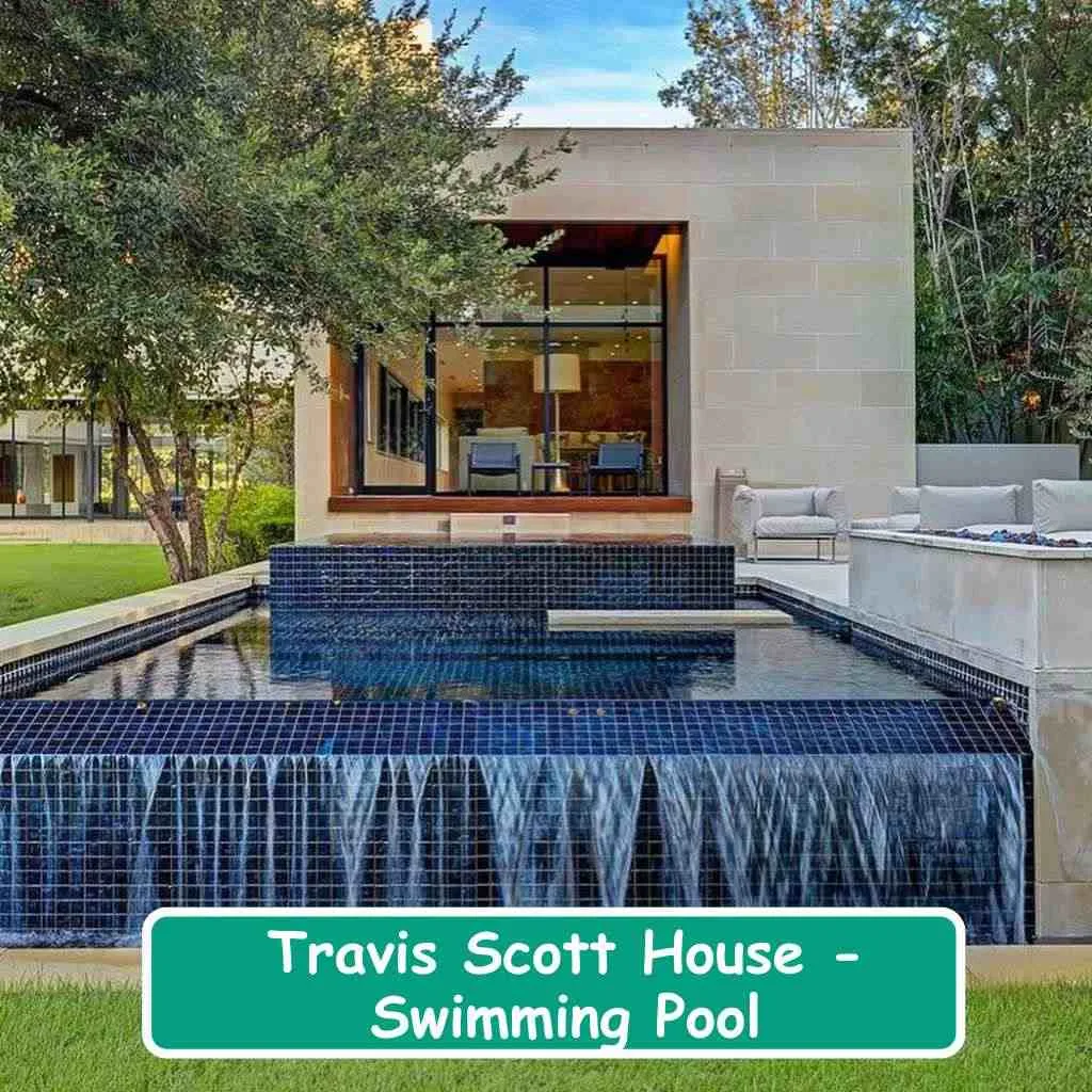 Travis Scott House swimming pools