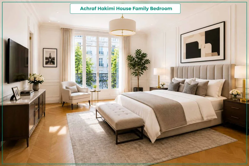 Achraf Hakimi House Family Bedroom