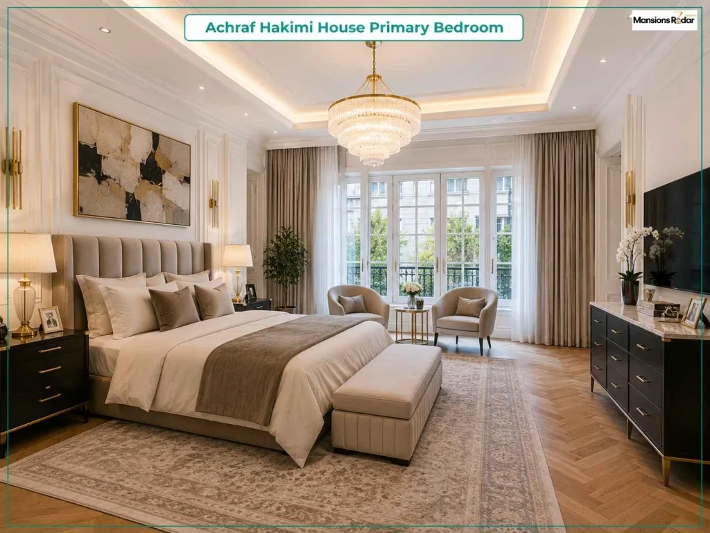 Achraf Hakimi House Primary Bedroom