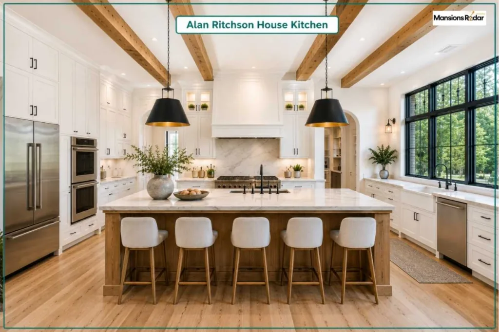 Alan Ritchson Front Kitchen