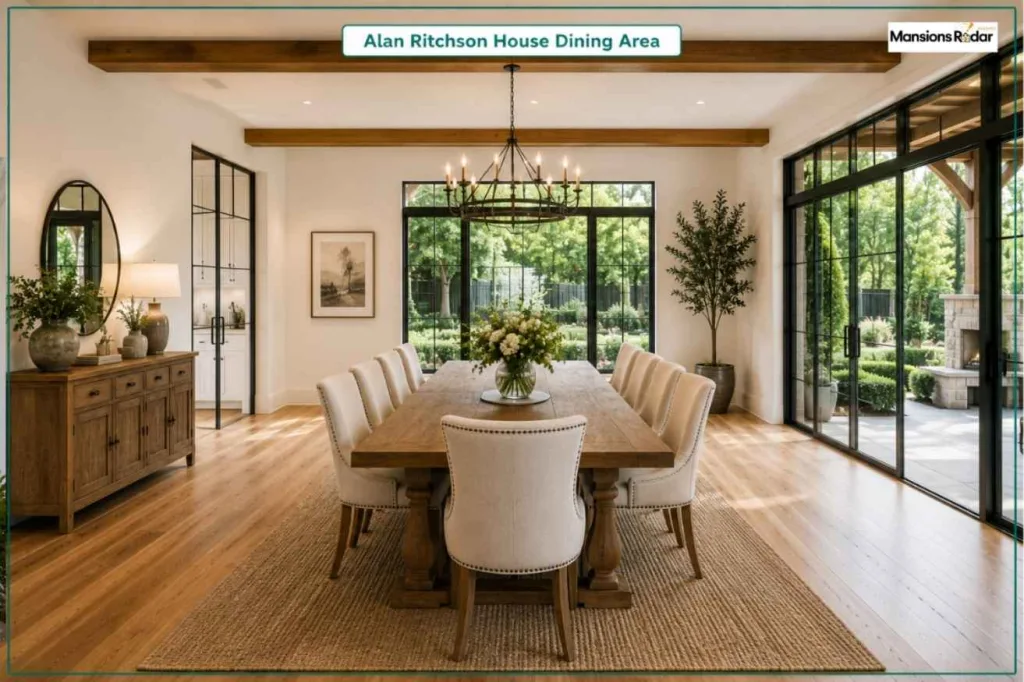 Alan Ritchson House Dining Area