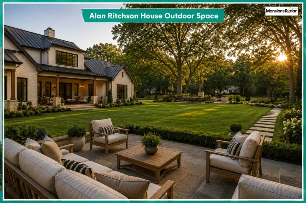 Alan Ritchson House Outdoor Space