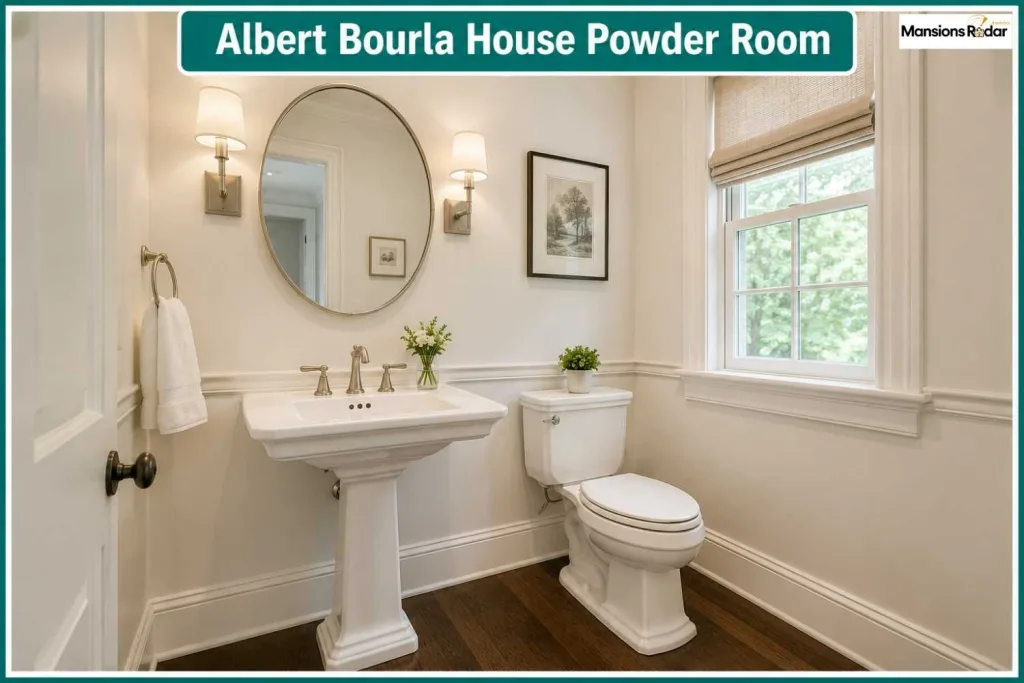 Albert Bourla House Powder Room