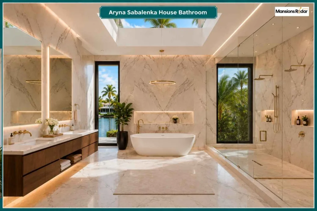 Aryna Sabalenka House Bathroom