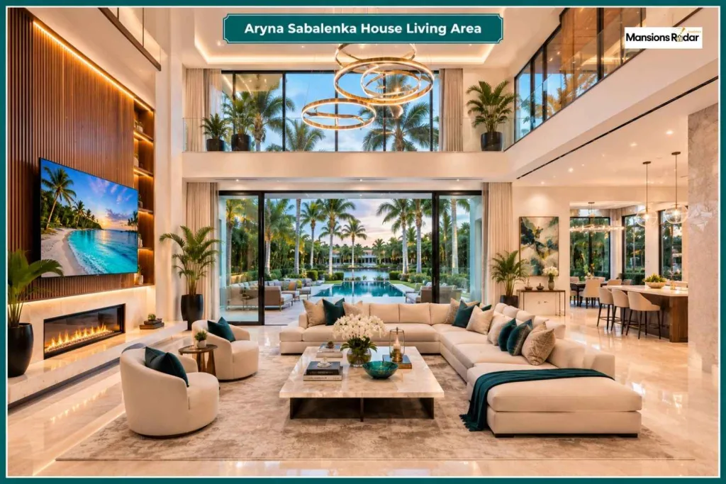 Aryna Sabalenka House Living Area