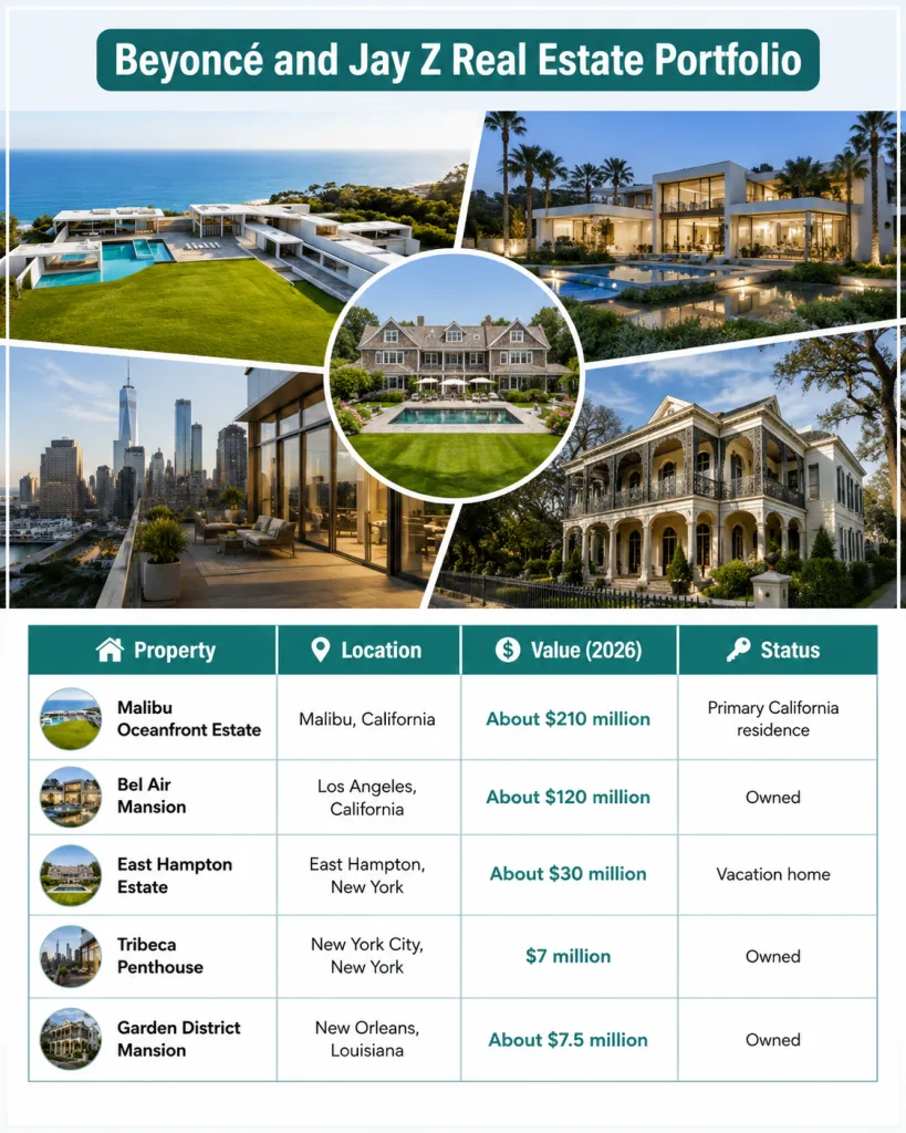 Beyoncé and Jay Z Real Estate Portfolio