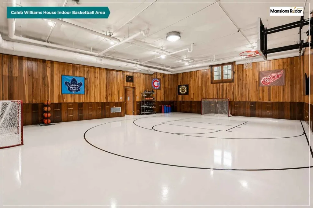 Caleb Williams House Indoor Basketball and Hockey Court