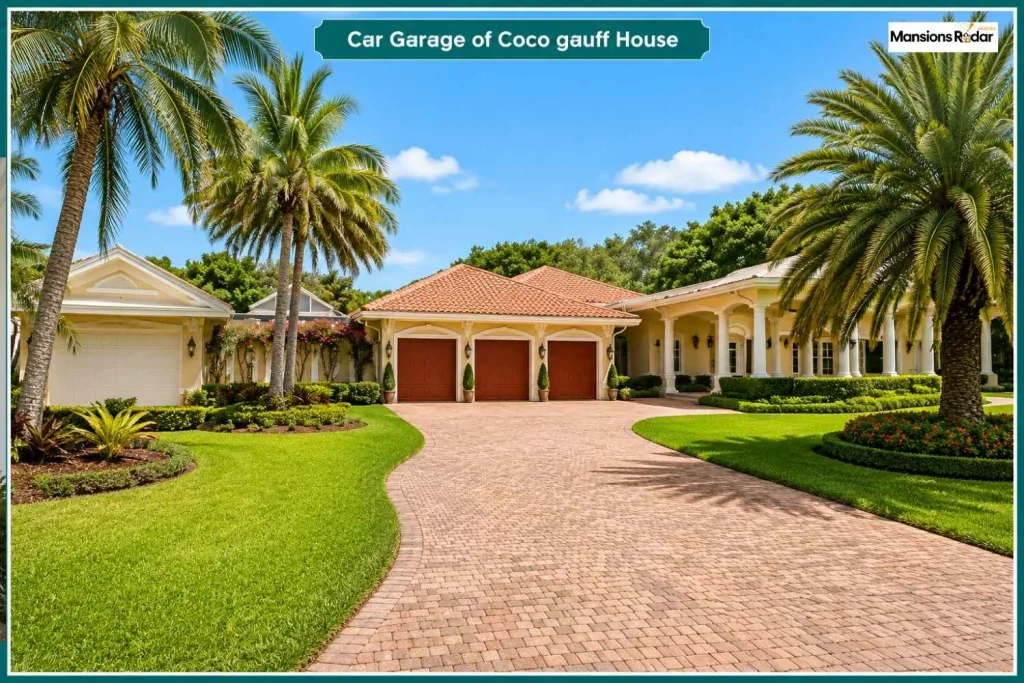 Car Garage of Coco gauff House