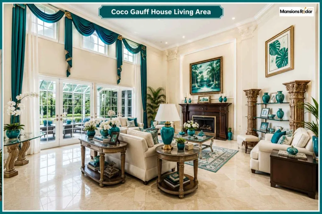 Coco Gauff House Living Area