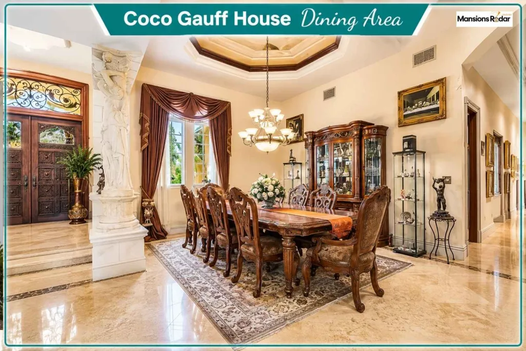 Coco gauff House Dining Area