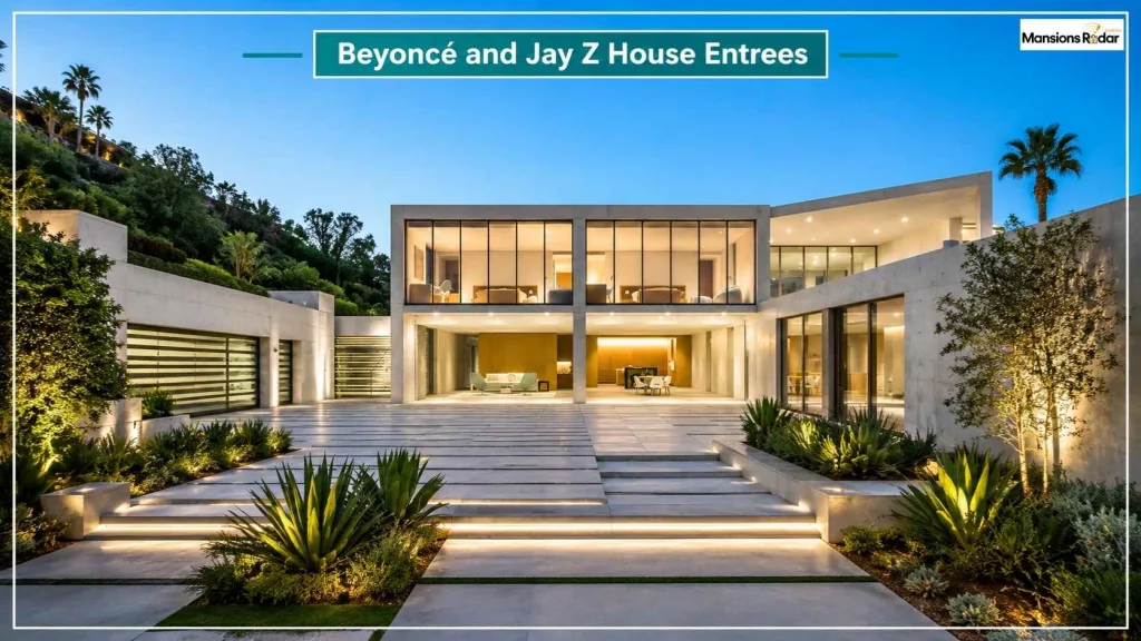 Entrees of Beyoncé and Jay Z House
