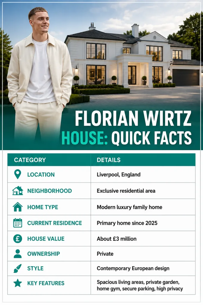 Florian Wirtz House Quick Facts