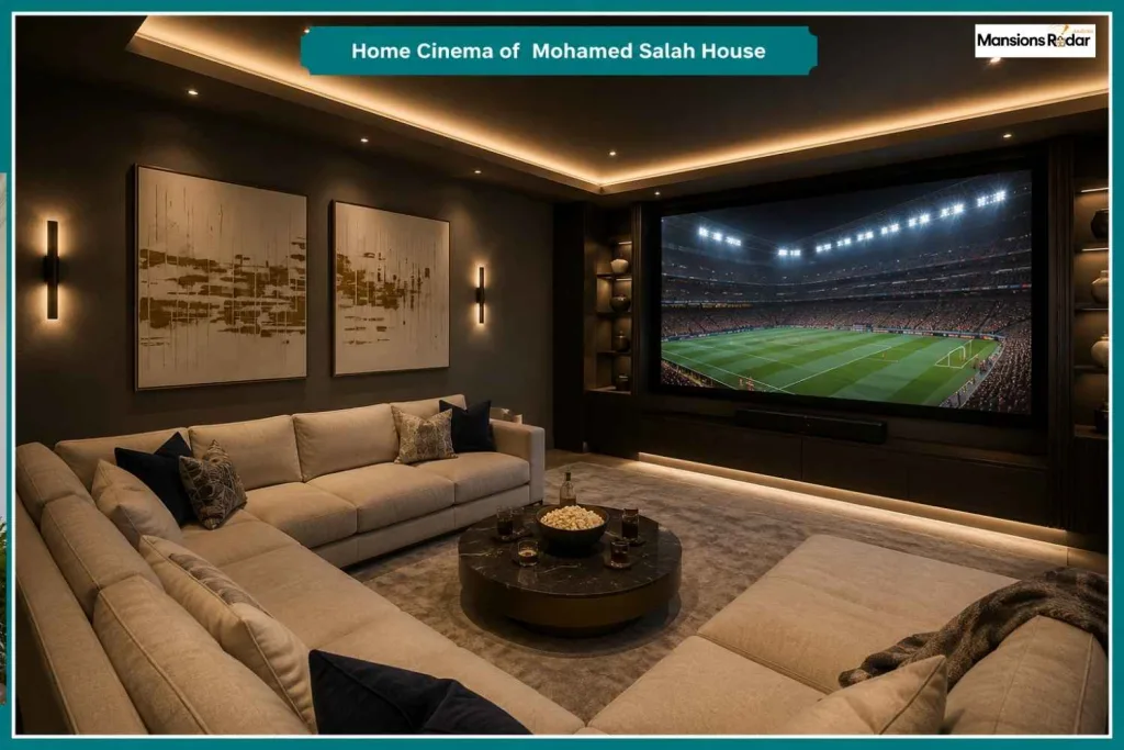 Home Cinema of Mohamed Salah House