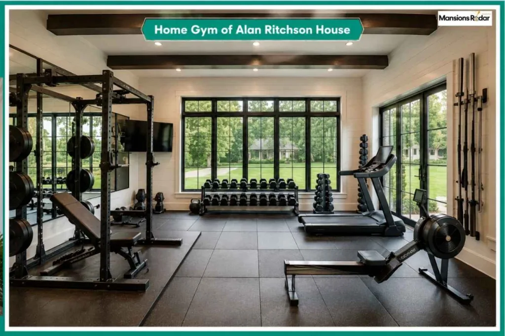 Home Gym of Alan Ritchson House