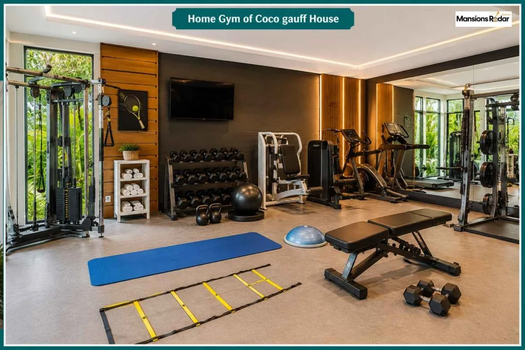 Home Gym of Coco gauff House