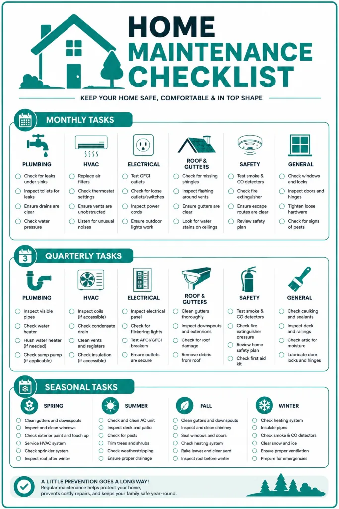 Home Maintenance Checklist