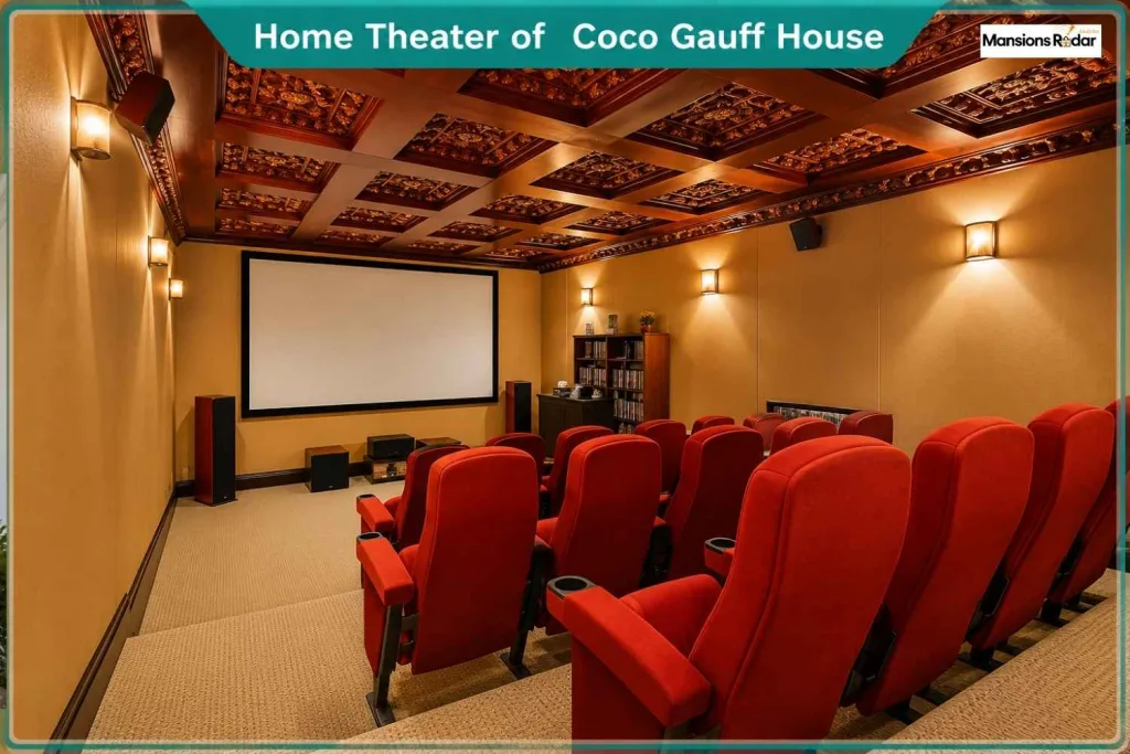 Home Theater of Coco gauff House