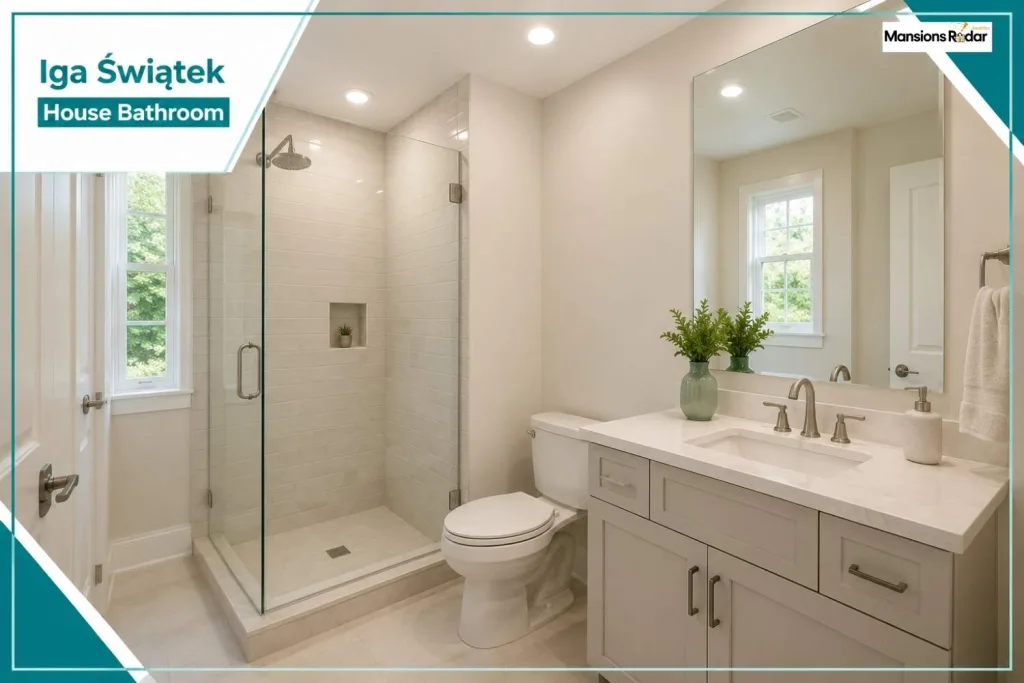 Iga Świątek House Bathroom