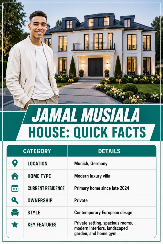 Jamal Musiala House Quick Facts
