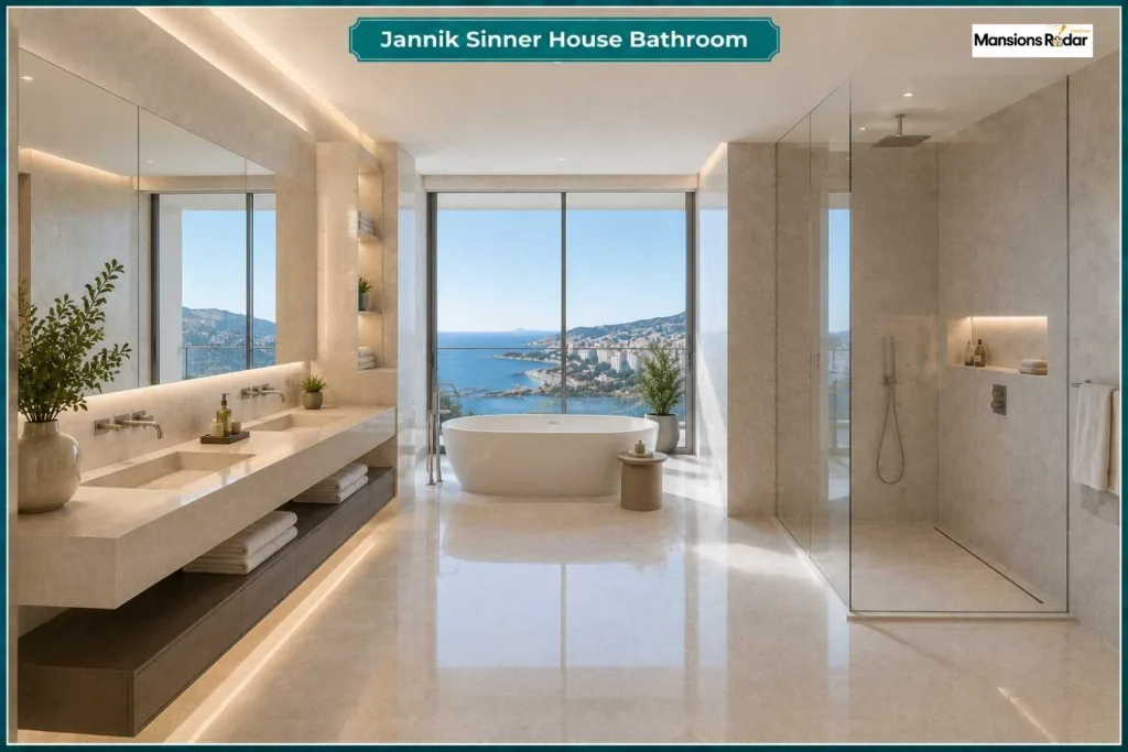 Jannik Sinner House Bathroom
