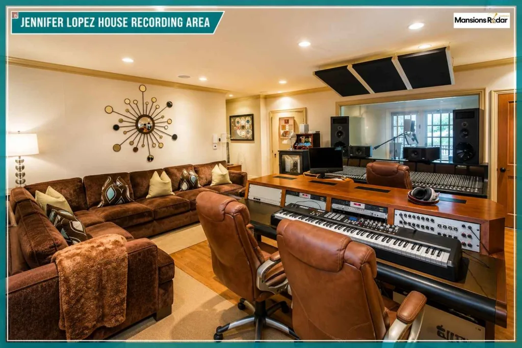 Jennifer Lopez House Recording Area