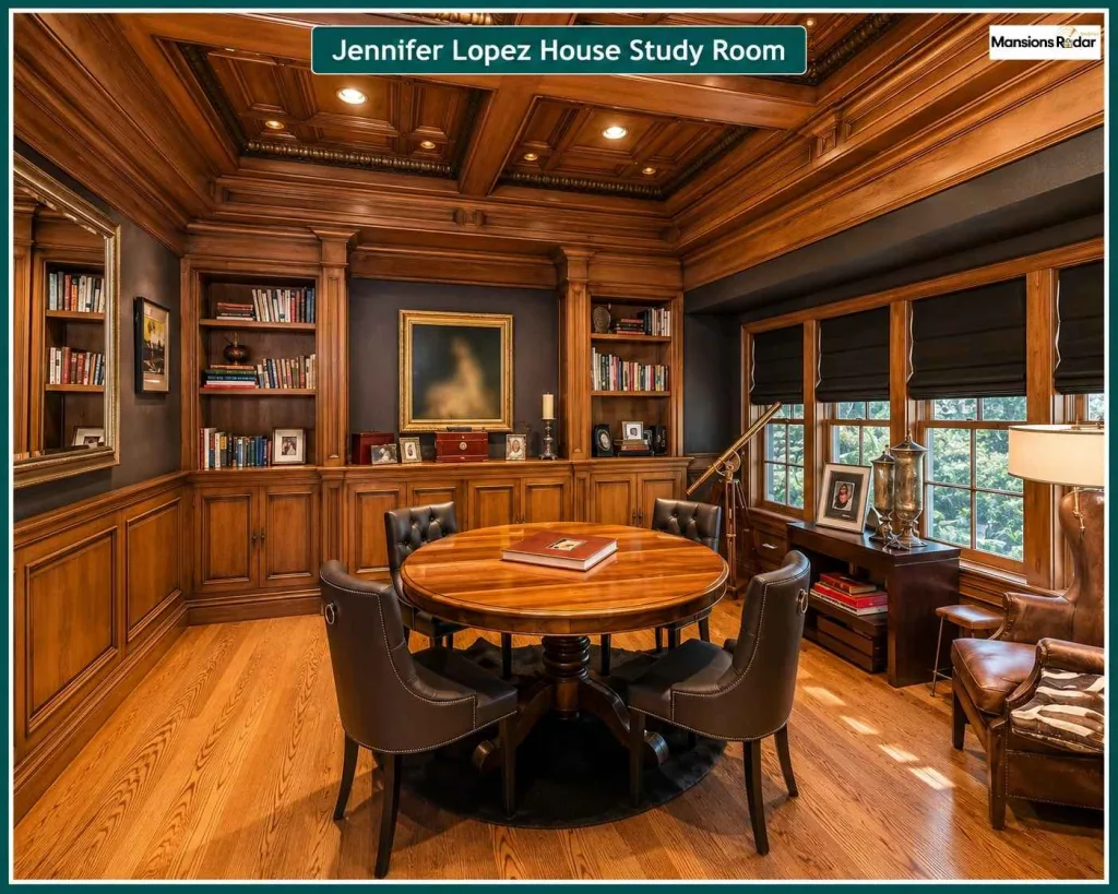 Jennifer Lopez House Study Room
