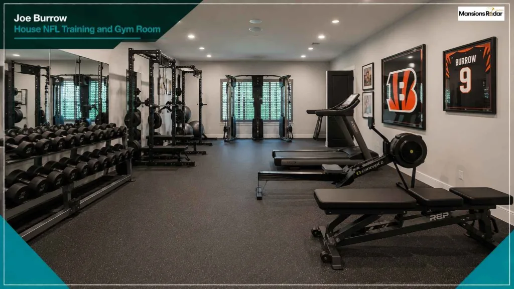 Joe Burrow House NFL Training and Gym Room