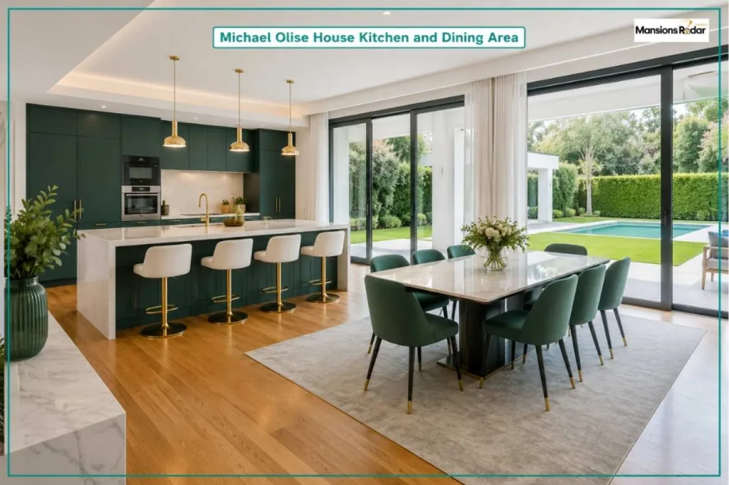 Michael Olise House Kitchen and Dining Area