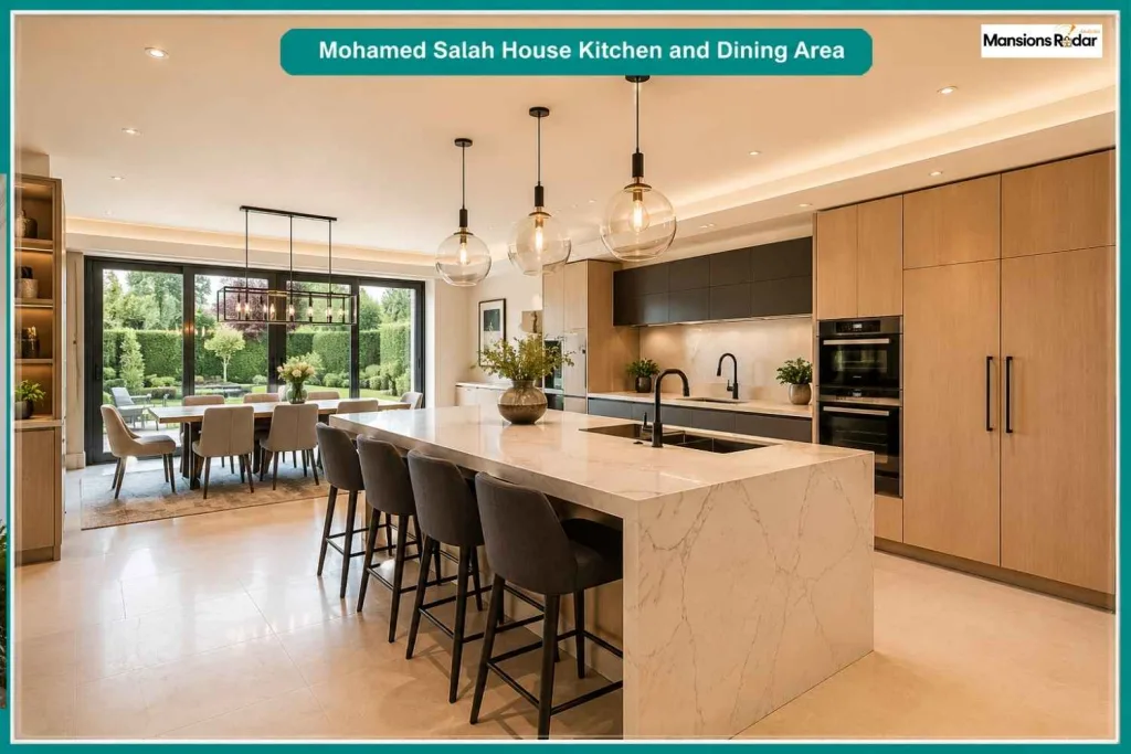 Mohamed Salah House Kitchen and Dining Area