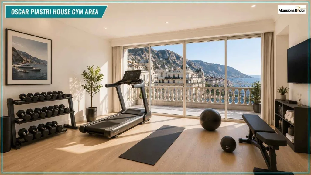Oscar Piastri House Gym Area