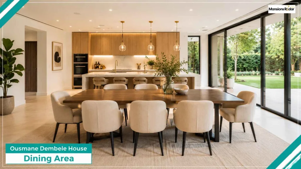 Ousmane Dembele House Dining Area