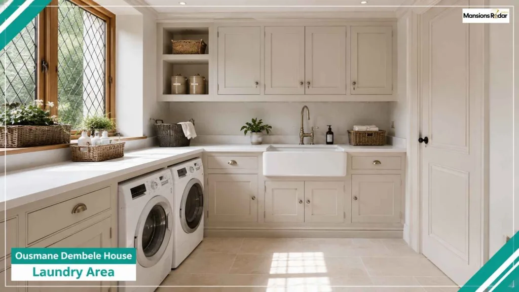 Ousmane Dembele House Laundry Area