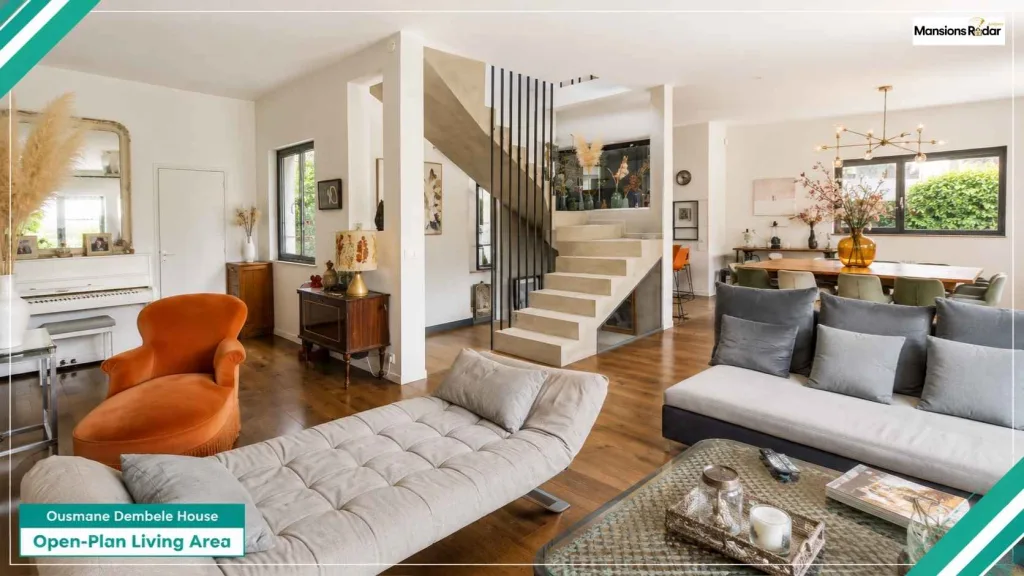 Ousmane Dembele House Open-Plan Living Area