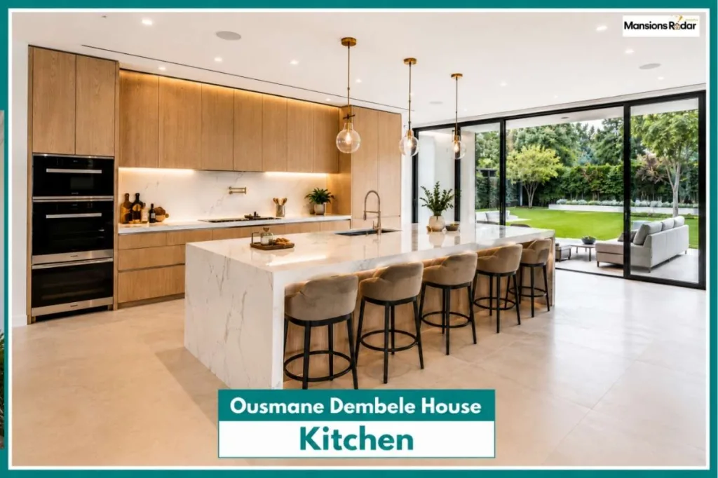 Ousmane Dembele House kitchen