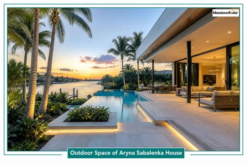 Outdoor Space of Aryna Sabalenka House