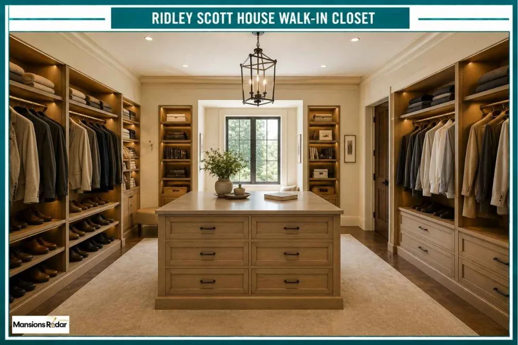 Ridley Scott House Walk-In Closet