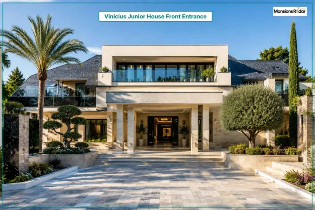 Vinicius Junior House Front Entrance