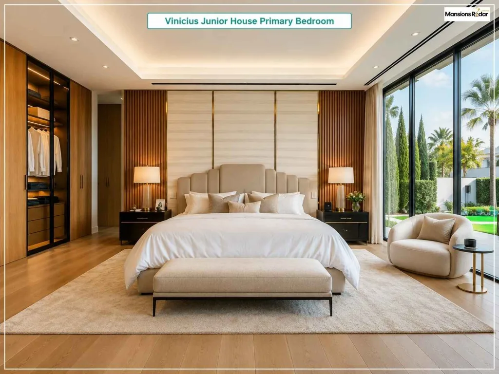 Vinicius Junior House Primary Bedroom