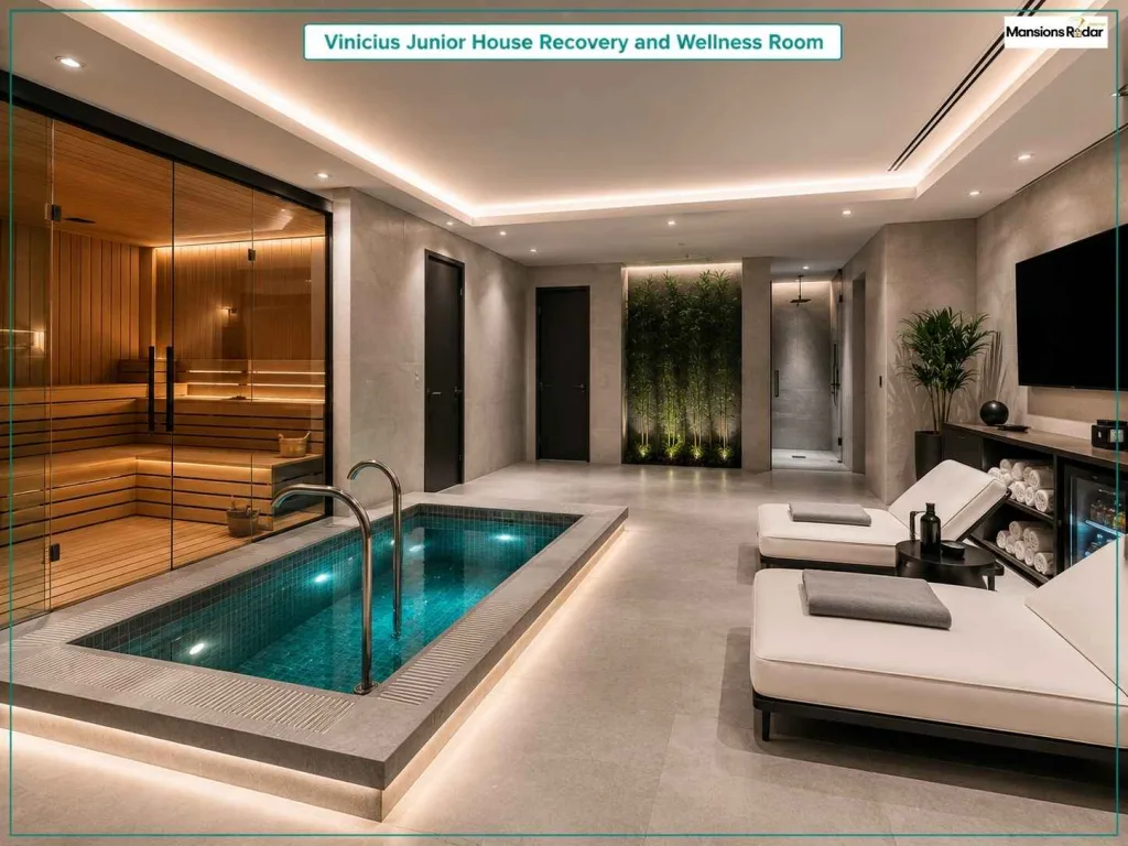Vinicius Junior House Recovery and Wellness Room
