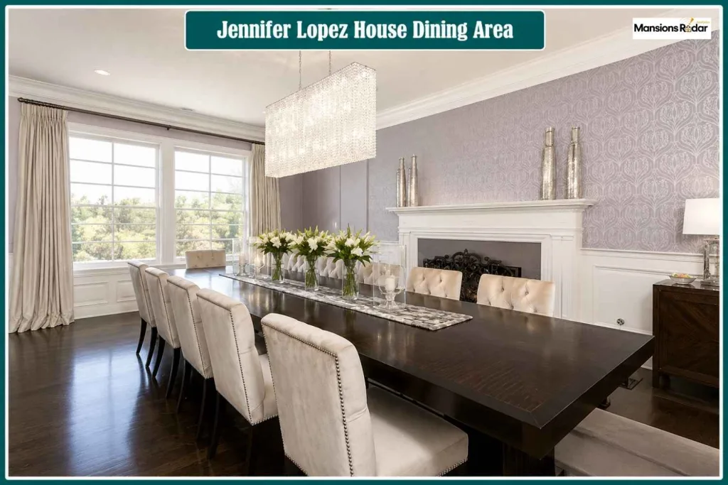 ennifer Lopez House Dining Area