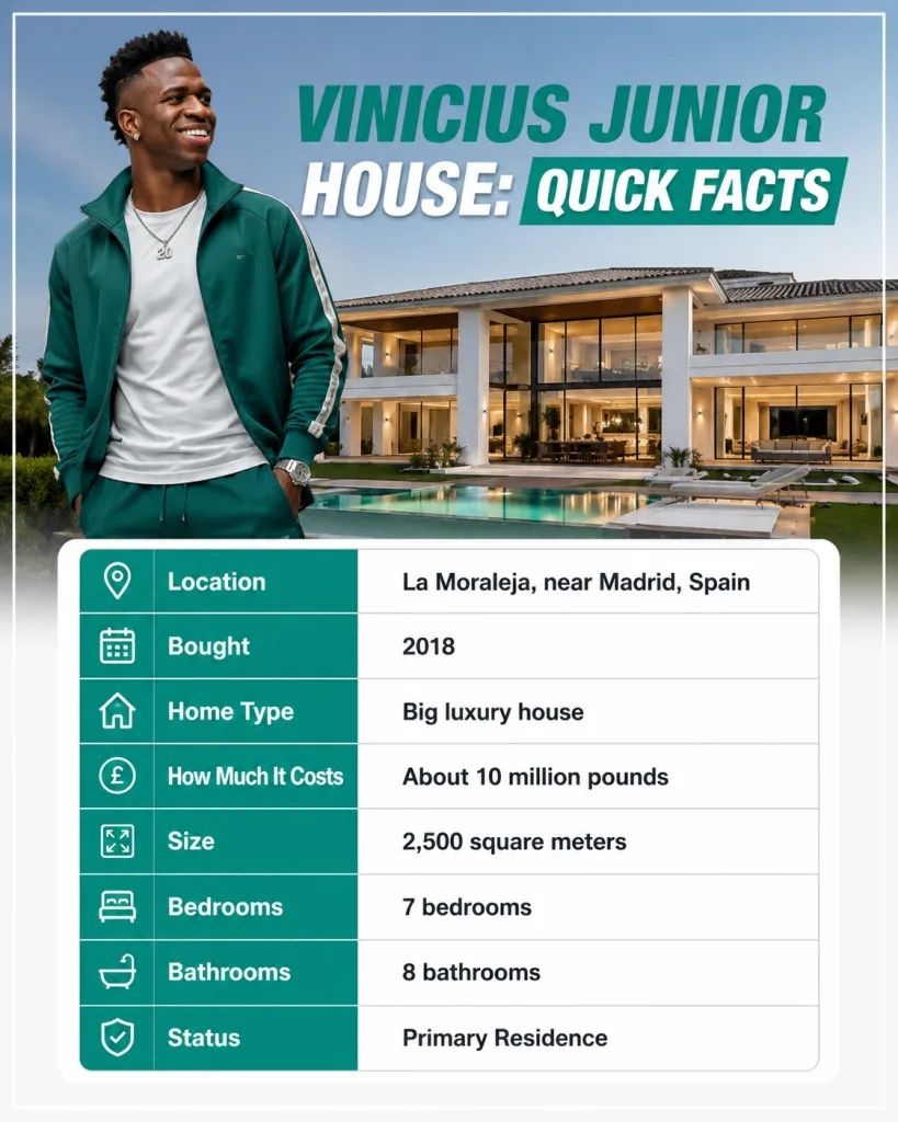 vinicius junior House Quick Facts