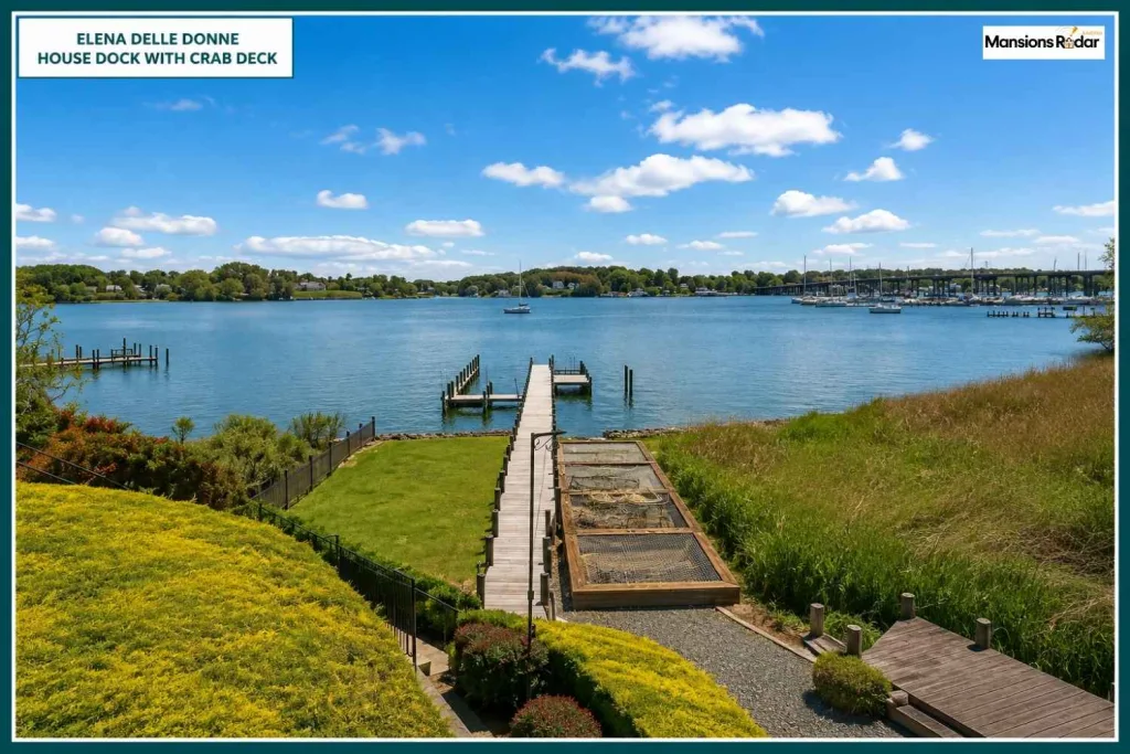 Elena Delle Donne House Dock with crab deck