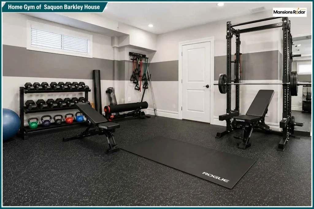 Home Gym of Saquon Barkley House