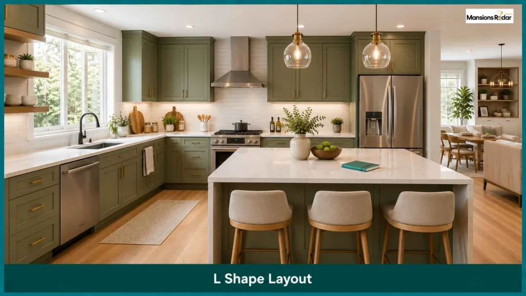 L Shape Kitchen Layout
