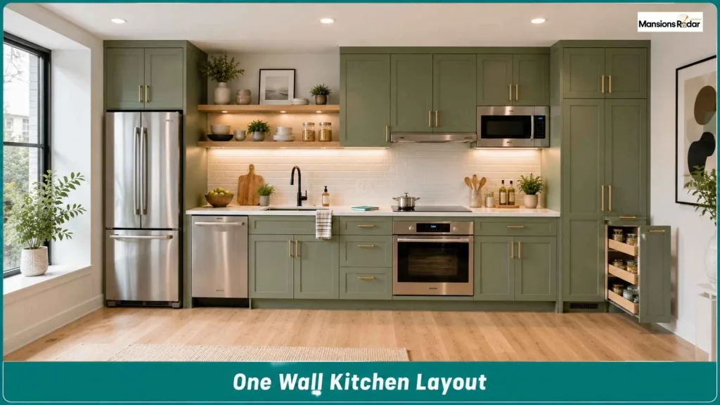 One Wall Kitchen Layout