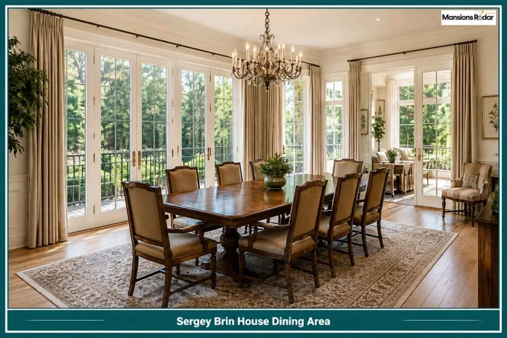 Sergey Brin House Dining Area